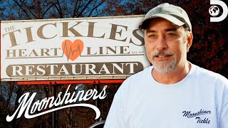 Tickle Opens Up a Restaurant  Moonshiners  Discovery [upl. by Irtemed810]