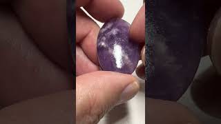 Lepidolite Cabochons drilled [upl. by Augustus355]