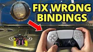 How To Fix Wrong Controller Bindings on Rocket League [upl. by Lashoh]