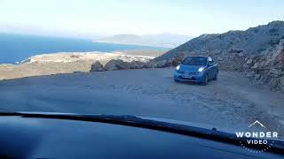 Road to Seitan Limania beach Chania Greece [upl. by Htrag]