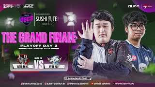 THE GRAND FINALE UECS MLBB X SUSHI TEI GROUP  ALTER EGO X VS EVOS HOLY [upl. by Karlow]