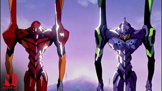 Neon Genesis Evangelion  MultiAudio Clip Fighting in Perfect Sync  Netflix Anime [upl. by Raimund]