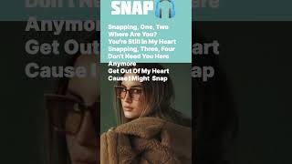 SNAP  ROSA LINN  lyrics  rosa rojasonglyrics music snapshortsviral shortstatusgseries [upl. by Zandra503]