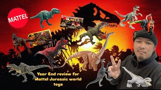 Mattel 2024 Jurassic World toy year end review the best and worst from Hammond to Chaos Theory [upl. by Ellenar687]