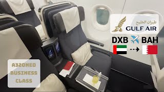 Gulf Air Business Class  Airbus A320Neo  Dubai  Bahrain [upl. by Anaderol]