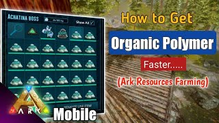 How to Get Organic Polymer Without Killing KairukuPenguin  ARK Survival Evolved Mobile [upl. by Asare]