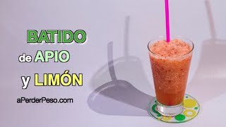 Batido depurativo y diurético de apio y limón [upl. by Nats]