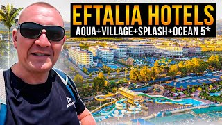 Eftalia Hotels 5  Aqua  Village  Splash  Ocean  Турция  отзывы туристов [upl. by Tisbee]