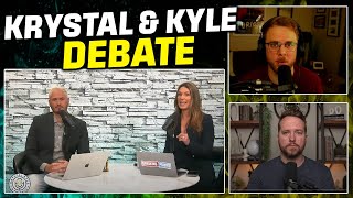 KRYSTAL BALL amp KYLE KULINSKI DEBATE ME ON DEMOCRATIC PARTY TACTICS [upl. by Astrahan]