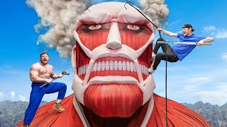 First To Defeat The Colossal Titan Wins 10000 [upl. by Kenna]