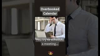 Office Fails 24  Overbooked Calendar OfficeFails OfficeProblem fail funny shorts [upl. by Leith]