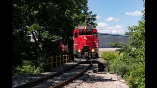 Unique EMD Quartet and Heavy Switching Action on the Raritan Central [upl. by Camarata6]