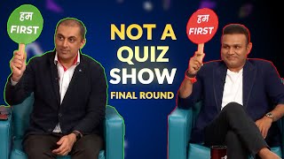 Cricbuzz Live Quiz Hum First  Final Round  ft Virender Sehwag amp Rohan Gavaskar [upl. by Idac]