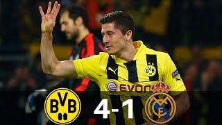 Borussia Dortmund 4 1 Real Madrid 2013 Champions League Semi Finals Highlights LEGEND MATCH [upl. by Sug]