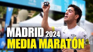 MEDIO MARATON MADRID 2024  SUB 1H25 EN MI PRIMERA VEZ [upl. by Enybor512]