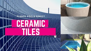 Ceramic Tiles  Plunge Pools Direct [upl. by Hillyer]