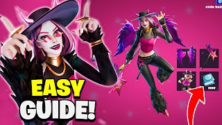 How To COMPLETE ALL SHRIEKING STAR CHALLENGES in Fortnite Harpy Haze Quests Pack Guide [upl. by Oetsira]