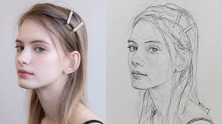 learn how to draw portraits with loomis method like a pro [upl. by Marnia]