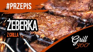 🥓 Żeberka z grilla I PRZEPISY GRILL360 [upl. by Yemane]