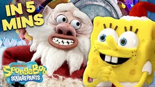 ‘It’s a SpongeBob Christmas’ Special 🎄 FULL EPISODE in 5 Minutes [upl. by Leventhal969]