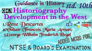 Historiography  Development in the West Chapter1  std10th English medium History  Historians [upl. by Merkley]