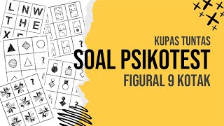 PSIKOTES KEMAMPUAN FIGURAL 9 KOTAK [upl. by Dallis413]