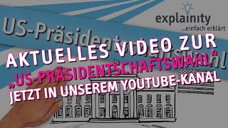 USPräsidentschaftswahl 2012 einfach erklärt explainity® Erklärvideo [upl. by Eatnahc]