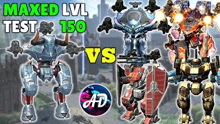 MINOS 🐂 VS ALL The TITANS MAX LEVEL 150 Comparison  War Robots 660 Mk2 Duel WR Gameplay [upl. by Cartwright]