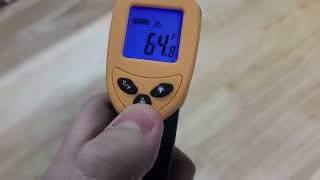 Etekcity Infrared Thermometer 774 Digital Temperature Gun for Cooking Review [upl. by Nodnek759]