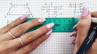 TRAPECIOS  Cómo calcular sus ángulos a partir de sus propiedades y características principales [upl. by Einavoj612]