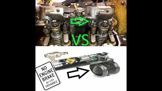 The Difference Between Jake Brakes And Exhaust Brakes [upl. by Eednahs]