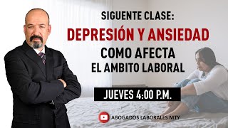 ANSIEDAD Y DEPRESION EN EL EMPLEO [upl. by Ailuy535]