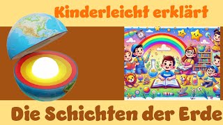 Die Schichten Der Erde Kinderleicht Erklärt erklärung kids erde [upl. by Etienne]