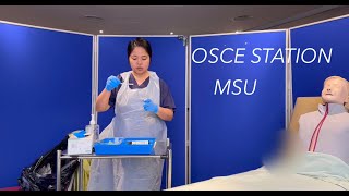 OSCE STATION Midstream Specimen of Urine and Urinalysis October 2023 version [upl. by Terence]