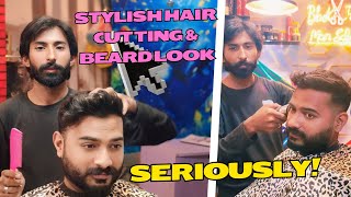 Aisi Stylish Haircut amp Beard Look Dekh Kar Har Koi Hairan  Jameel Cut it Saloon Manager Magic [upl. by Forras]