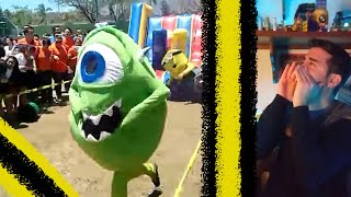 Carrera de Botargas 32  Dino vs Mike Wasowski [upl. by Haret31]