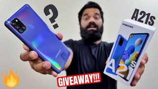 Samsung Galaxy A21s Unboxing amp First Look  InfinityO Display  5000mAh  48MP  GIVEAWAY🔥🔥🔥 [upl. by Iaht]