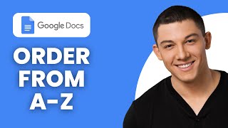 How to Put Alphabetical Order in Google Docs [upl. by Goodrich37]