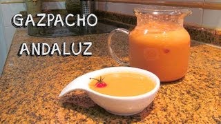 Receta Gazpacho Andaluz [upl. by Sedicla]