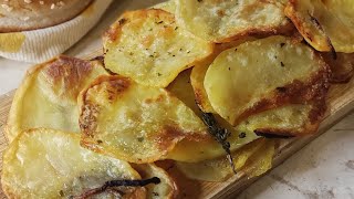 CHIPS DI PATATE AL FORNO 😋🥔 [upl. by Raynata891]