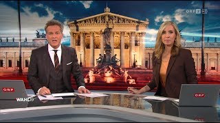 Wahl 19 ZIB Spezial  Österreich hat gewählt [upl. by Silletram381]