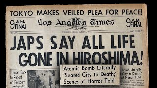 NEWS from 1945 Two days after Hiroshima [upl. by Mitinger804]