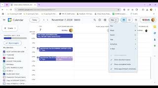 View Modes in Calendar Google Calendar 2024 [upl. by Ahtabat]