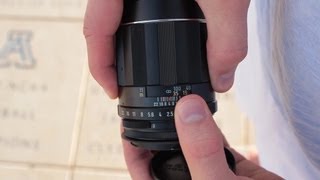 Pentax Takumar SuperMultiCoated SMC 135mm f25 Lens Review for DSLR Video [upl. by Vacuva]