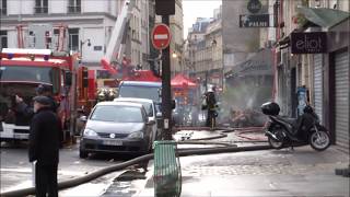 Pompiers de Paris Intervention incendie 2017 Mon Best Of Paris Fire Dept on scene  fire My best of [upl. by Inalak]