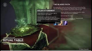 Destiny 2  All Arc Solar amp Void Hive Runes Attunement Location  The Bladed Path Quest [upl. by Eanerb]