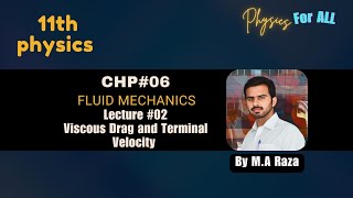 Lec 02  Fluid Mechanics Viscous Drag and Terminal Velocity [upl. by Eduam]