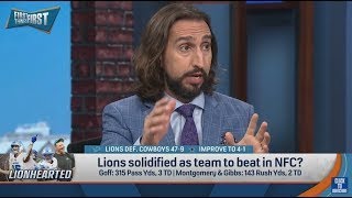 FIRST THINGS FIRST  Nick Wright SHOCKS Detroit Lions Are ELITE But Could MISS The Playoffs  NFL [upl. by Samantha]