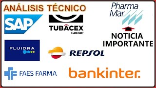 ✔Análisis Técnico❌412 SAP TUBACEX FLUIDRAS FAES FARMA BANKINTER REPSOL PHARMA MAR [upl. by Rengia]