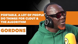 Comedian Gordons on Portable Fame Influencers and his career [upl. by Denyse]